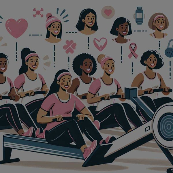 Quels sont les bienfaits de la pratique de l'aviron en salle pour les patients en rémission de cancer du sein ?